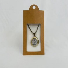 OLOG BRONZE Locket w/chain (1.25" X 1")